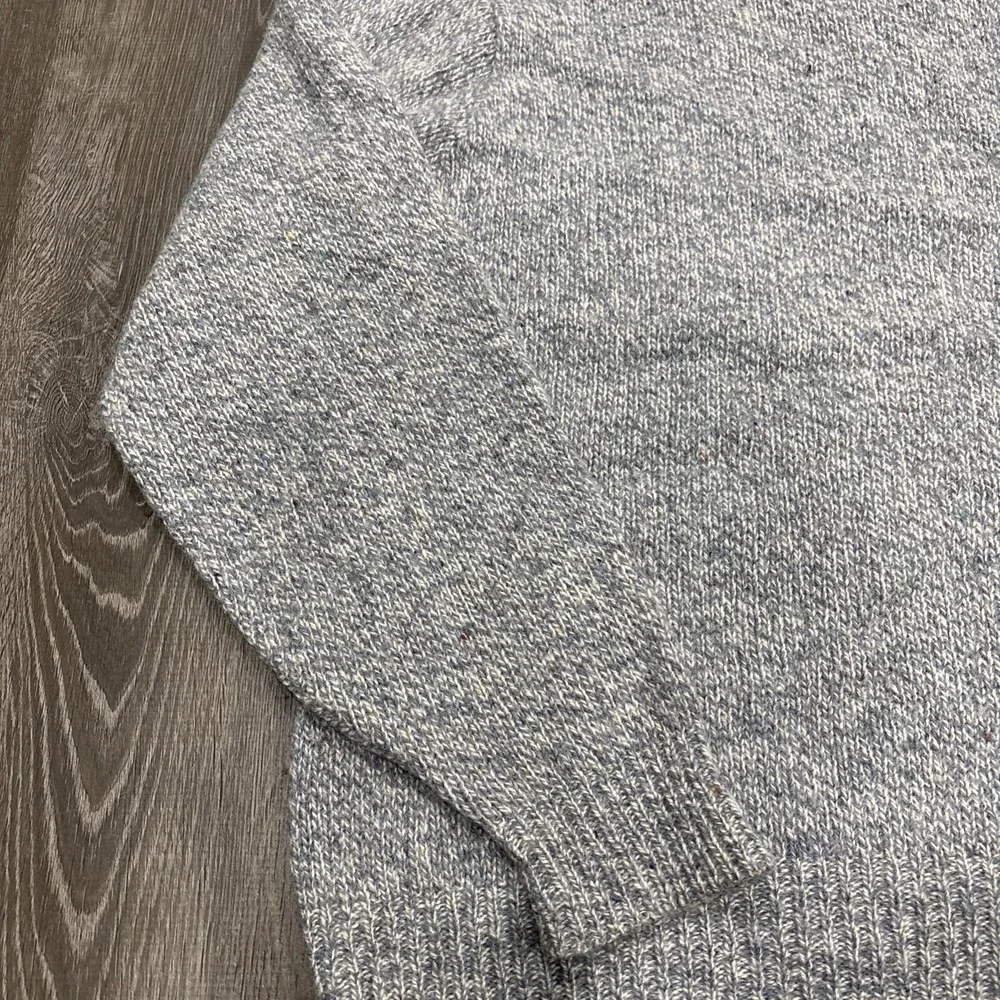 VTG Lands' End Sweater Mens XL Ragg Wool Made USA Cabincore Luxe Heritage Fleck